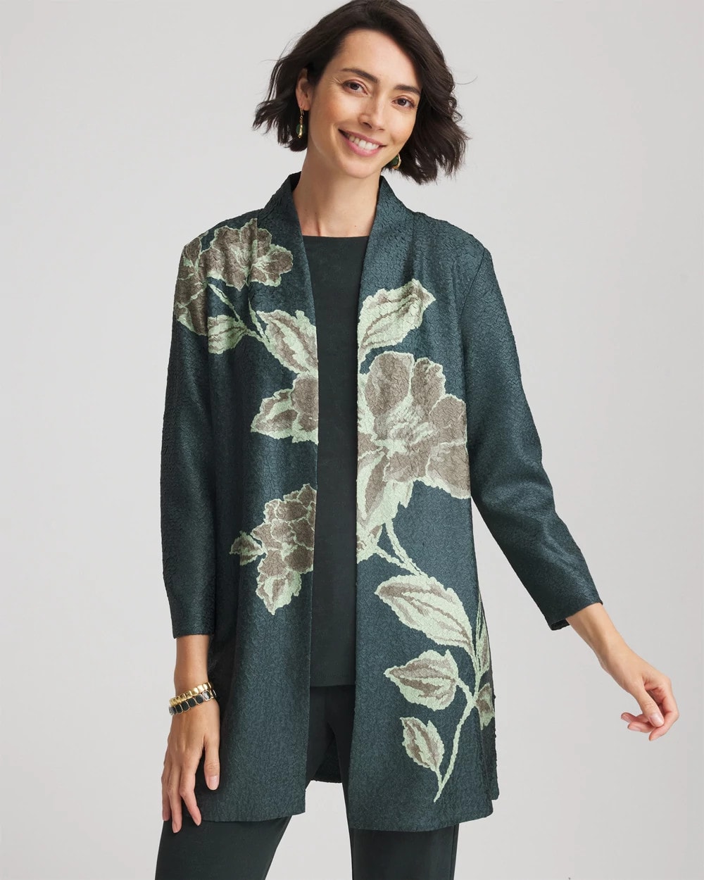 Travelers™ Collection Artisanal Crushed Reversible Jacket | Chico's